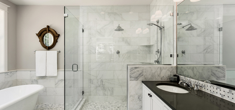 bathroom shower door installation in Winter Garden